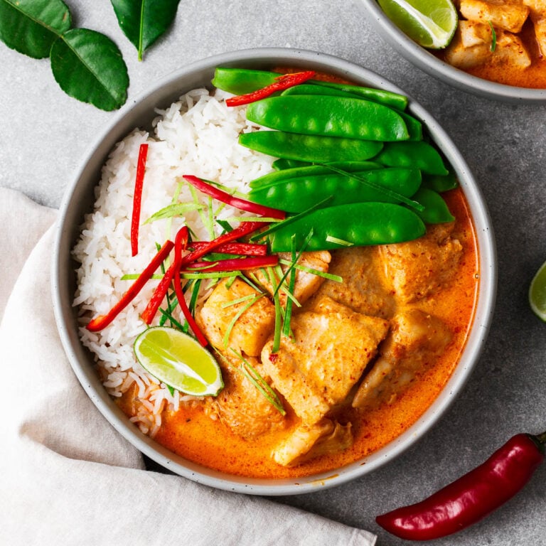 Thai Red Curry With Fish (Super Easy Recipe) - Non-Guilty Pleasures