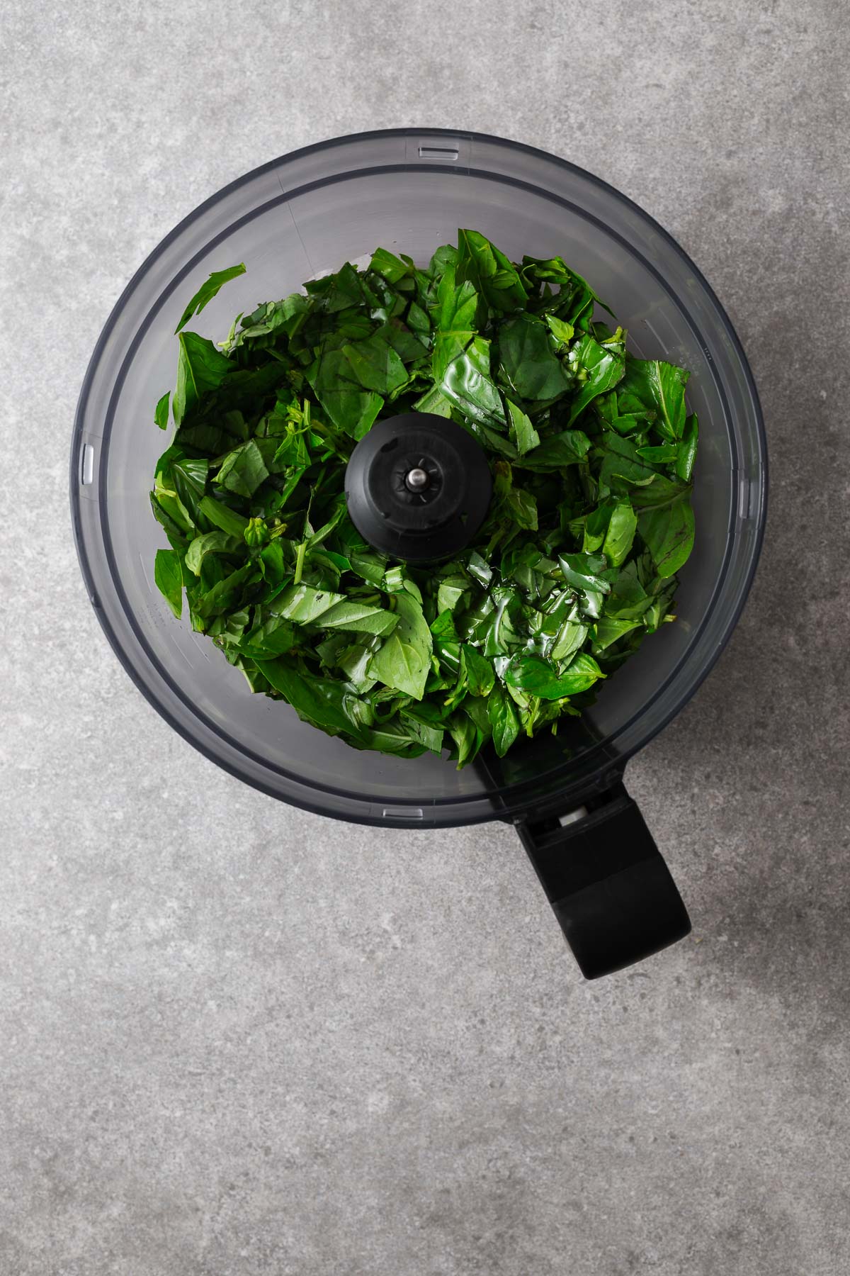 How To Make Pesto In A Food Processor (Large Batch Recipe) - Non-Guilty ...